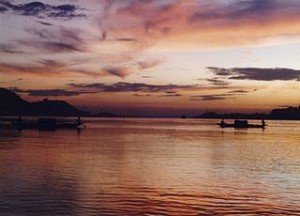 The Brahmaputra in Guwahati, Assam, India.
